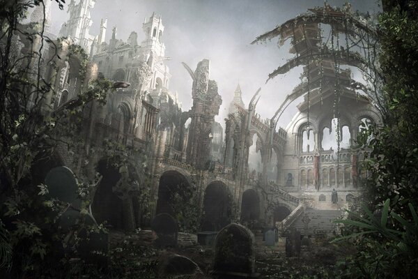 Ruins of the state of a forgotten civilization