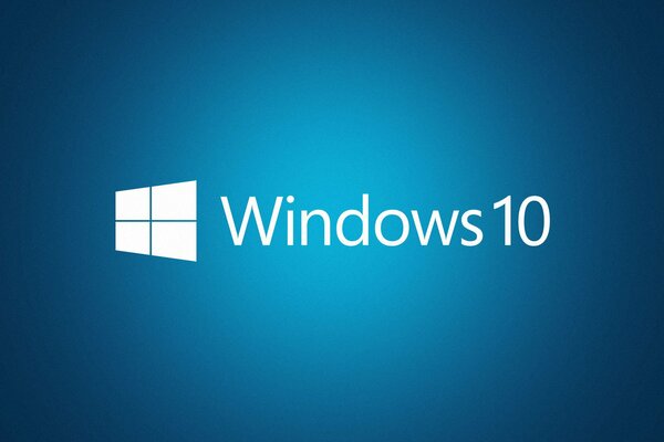 Logotipo de windows sobre fondo azul