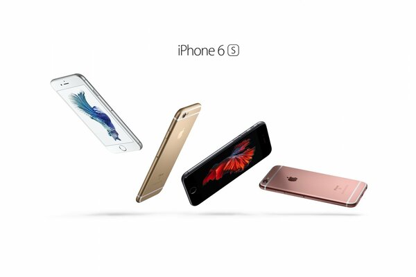 Ungewöhnliche Werbung mit hüpfenden bunten iPhones