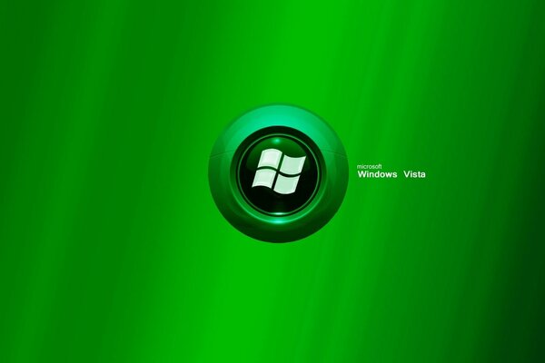 Windows Vista logo in green