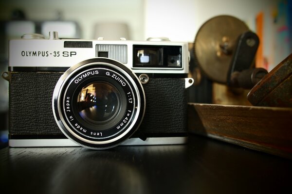 Appareil photo olympus 35sp en macro