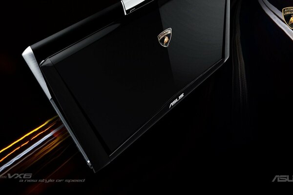 Stylish Black Lamborghini Laptop