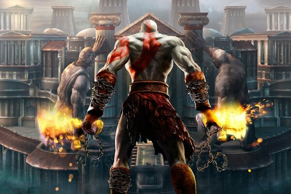 God of War at the top of Olympus