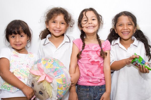 Girls girlfriends smile kids mood