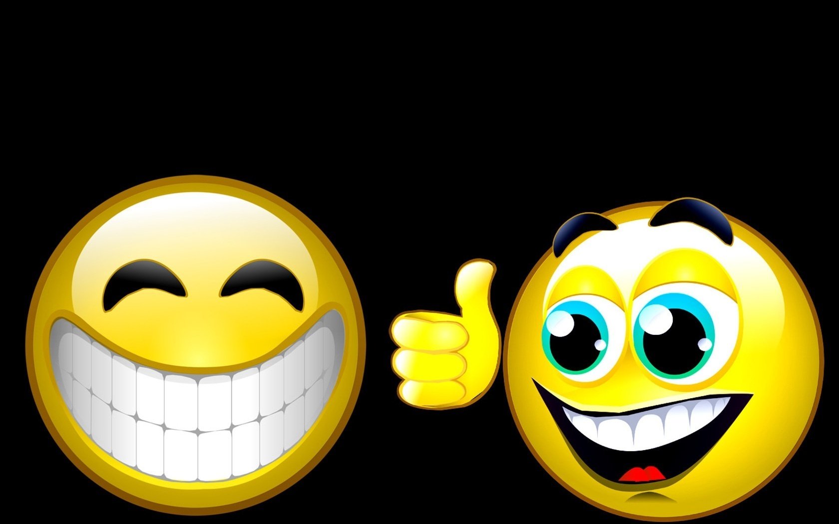 emoticonos sonrisas ojos azules positivo