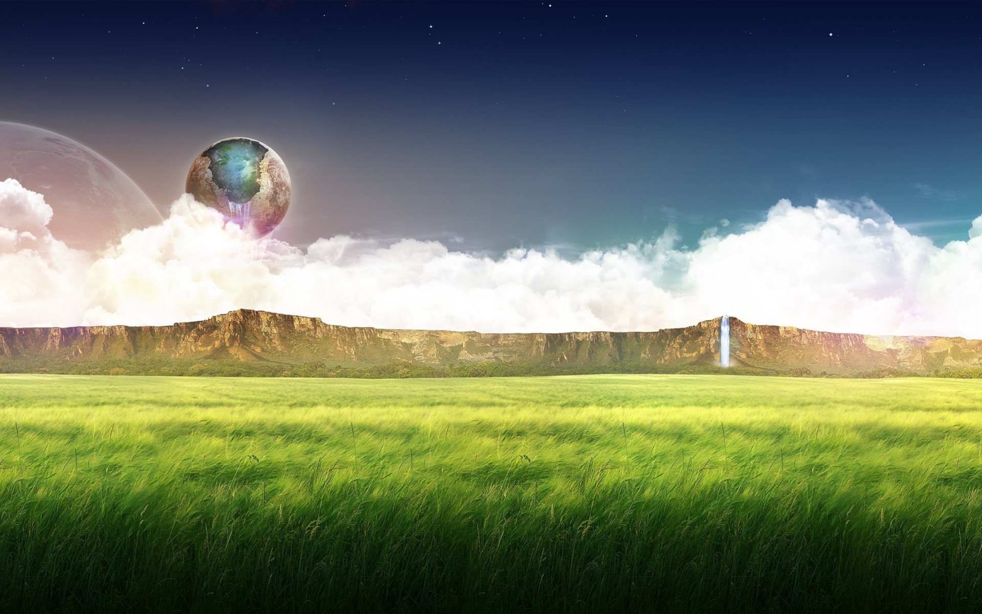 planet creativity panorama landscape 3d job