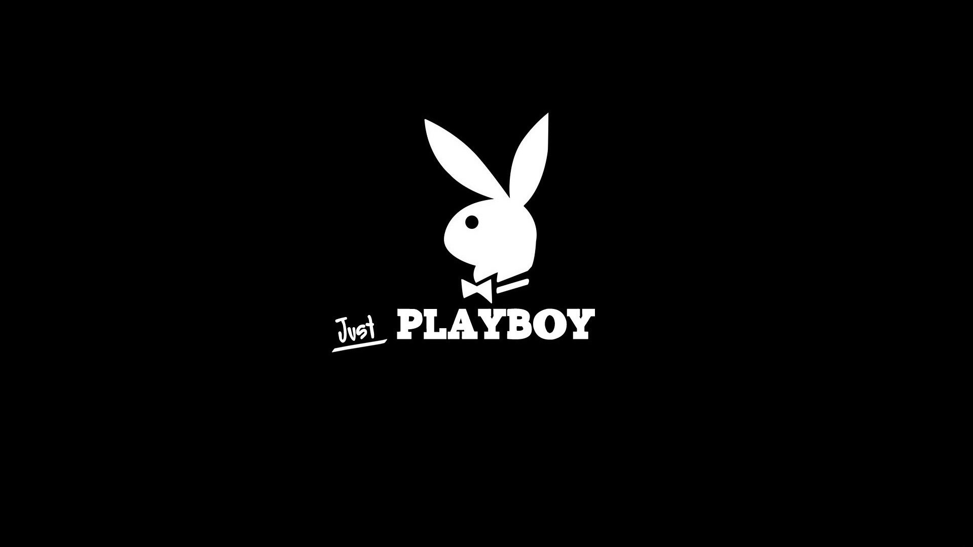 magazine masculin lapin papillon playboy fond noir emblème logo