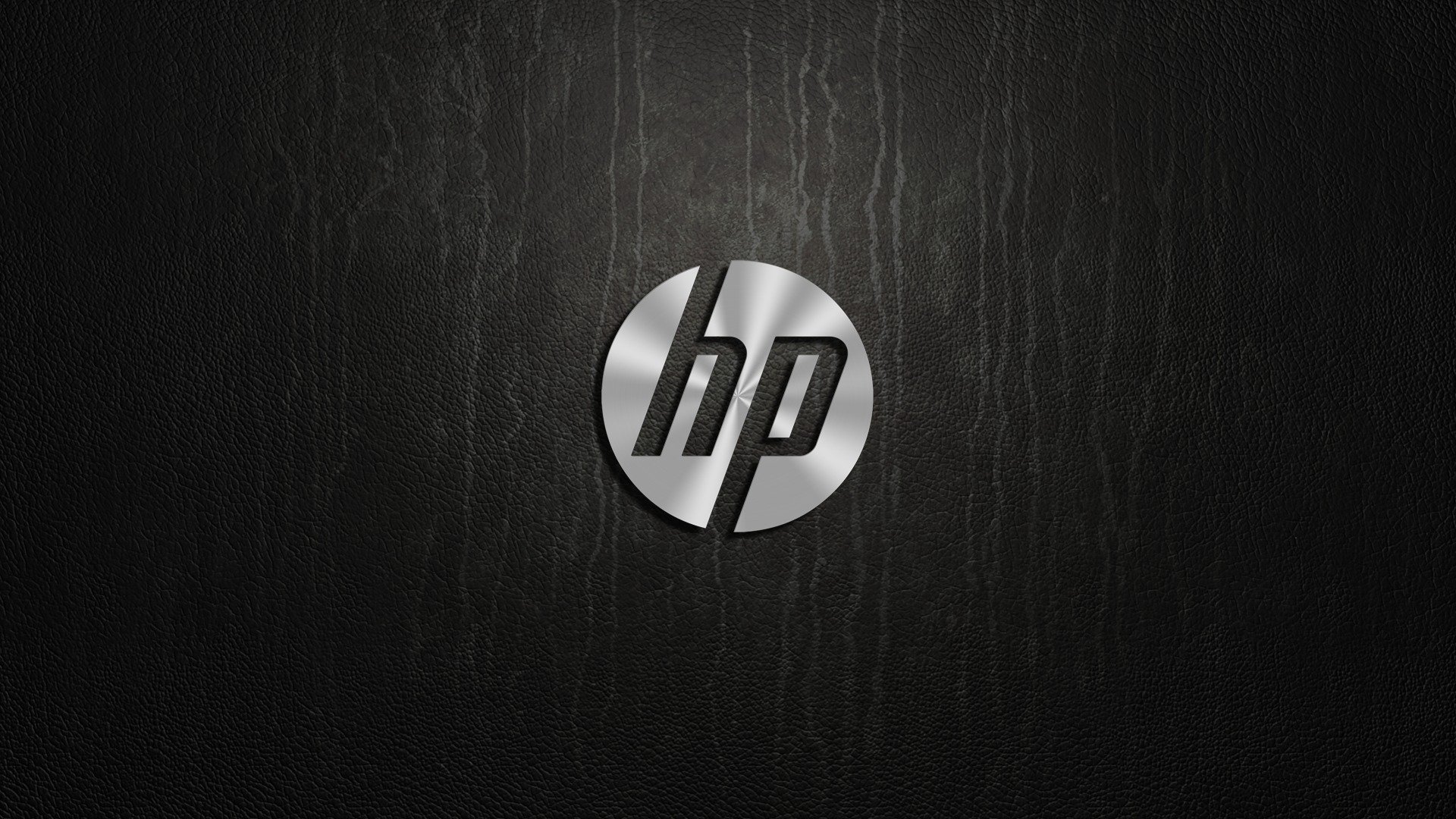 hp logo métal