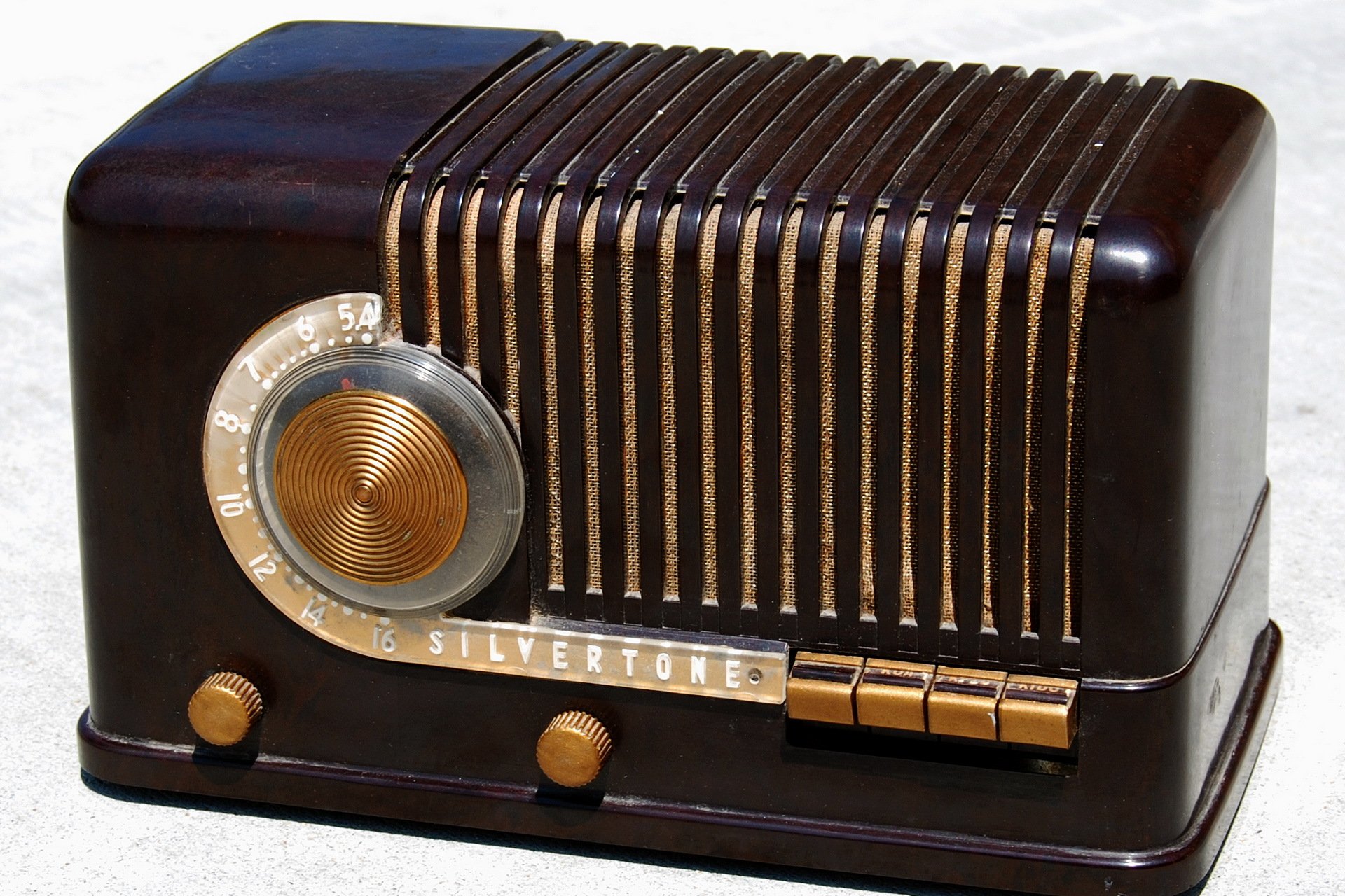 argent radio récepteur