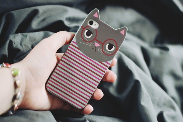 Custodia a forma di gatto per iPhone