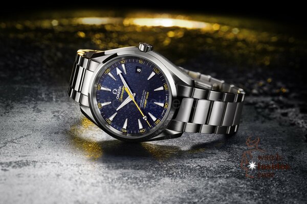 Reloj de pulsera para hombre con esfera azul