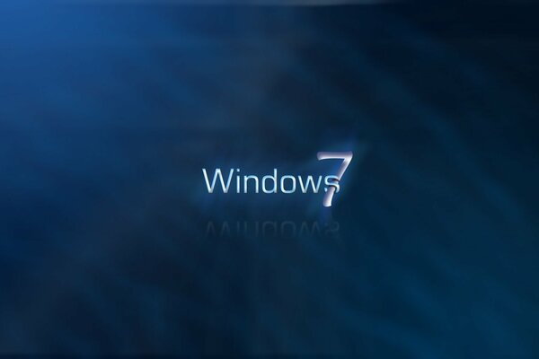 Emblema di Windows 7 sull acqua