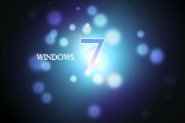 Windows su uno sfondo scuro con punti luminosi