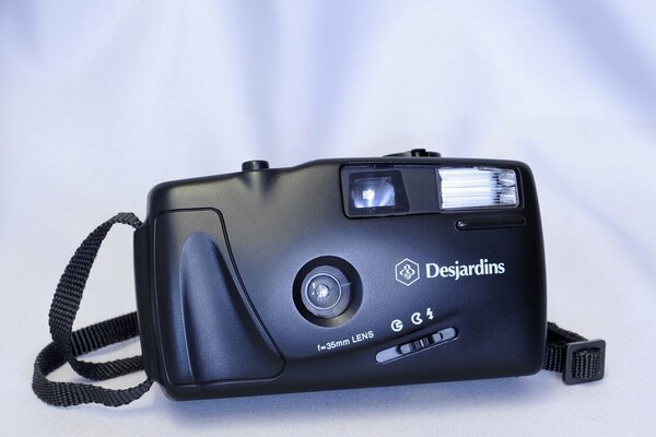 Desjardins camera on a white background