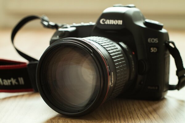 Appareil photo canon avec objectif macro