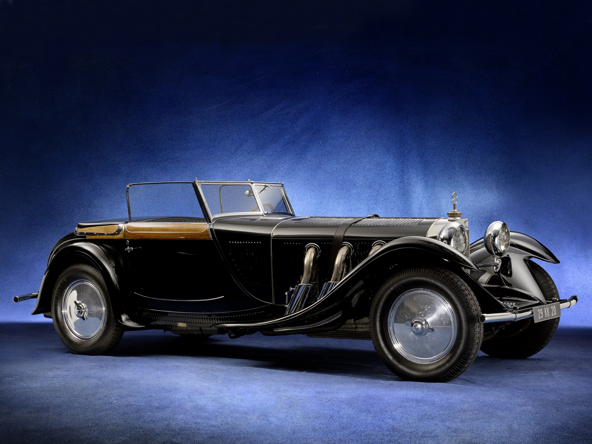 mercedes benz 680s torpedo roadster blau auto