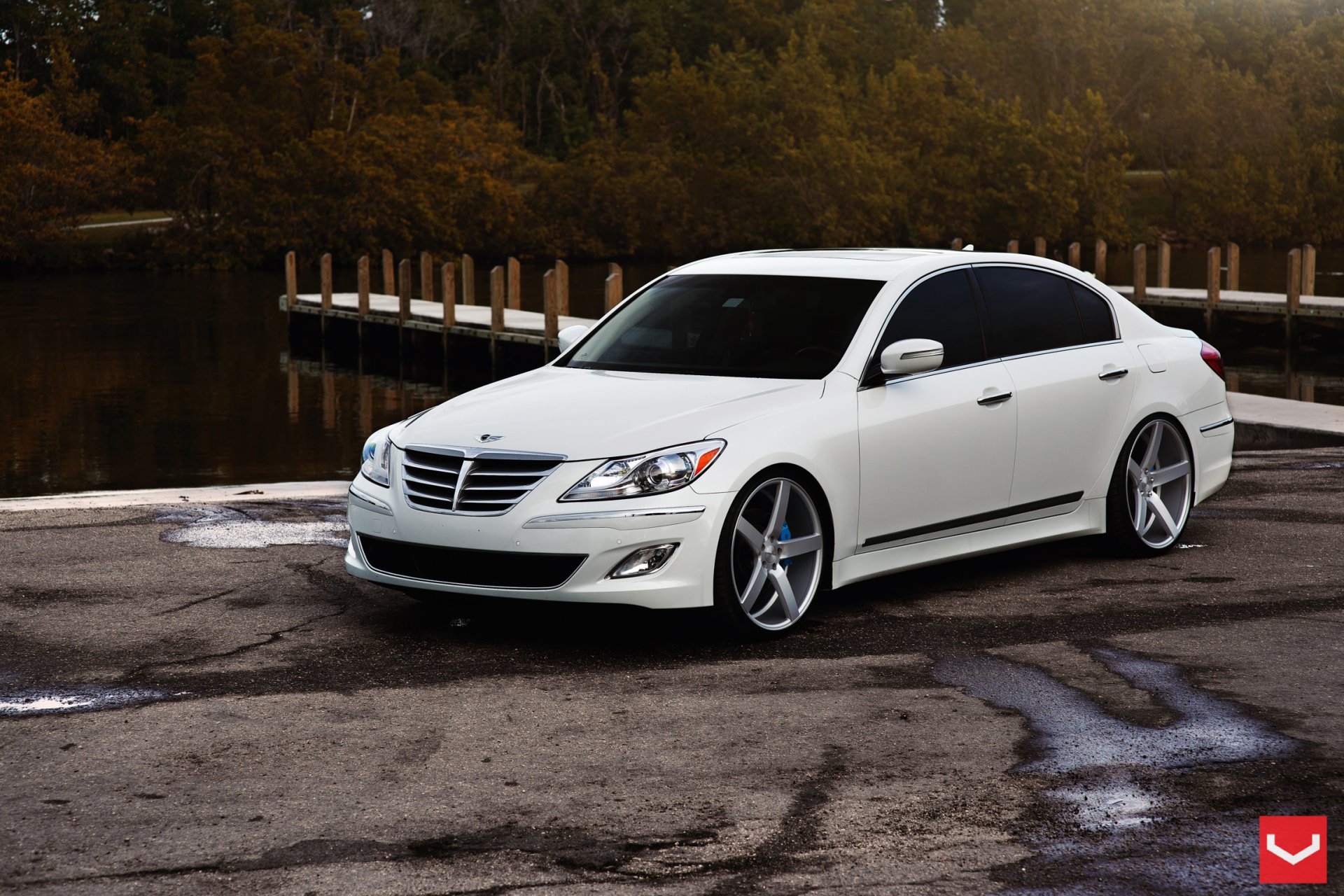 hyundai genesis vossen wheel