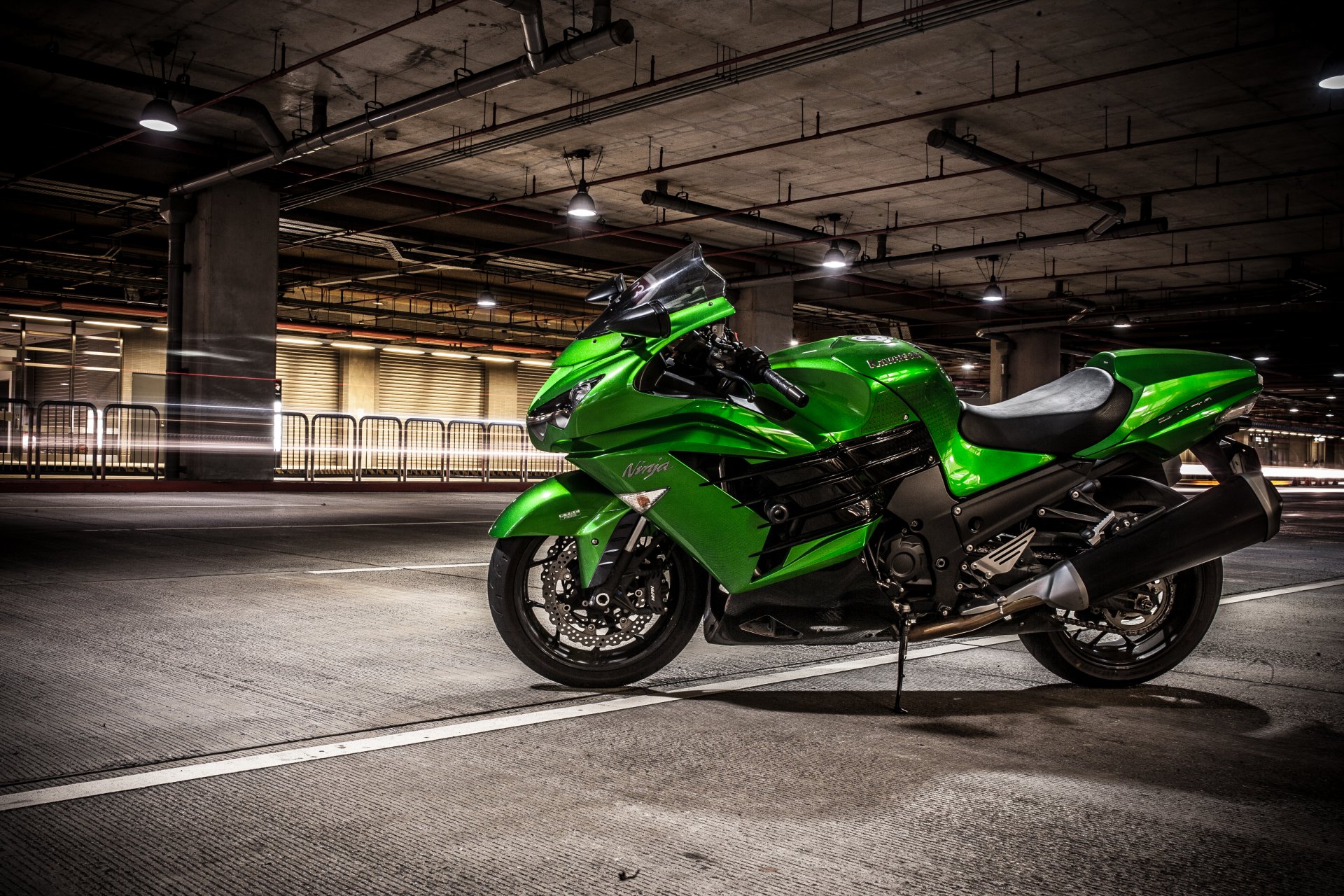 kawasaki motocykl design tło