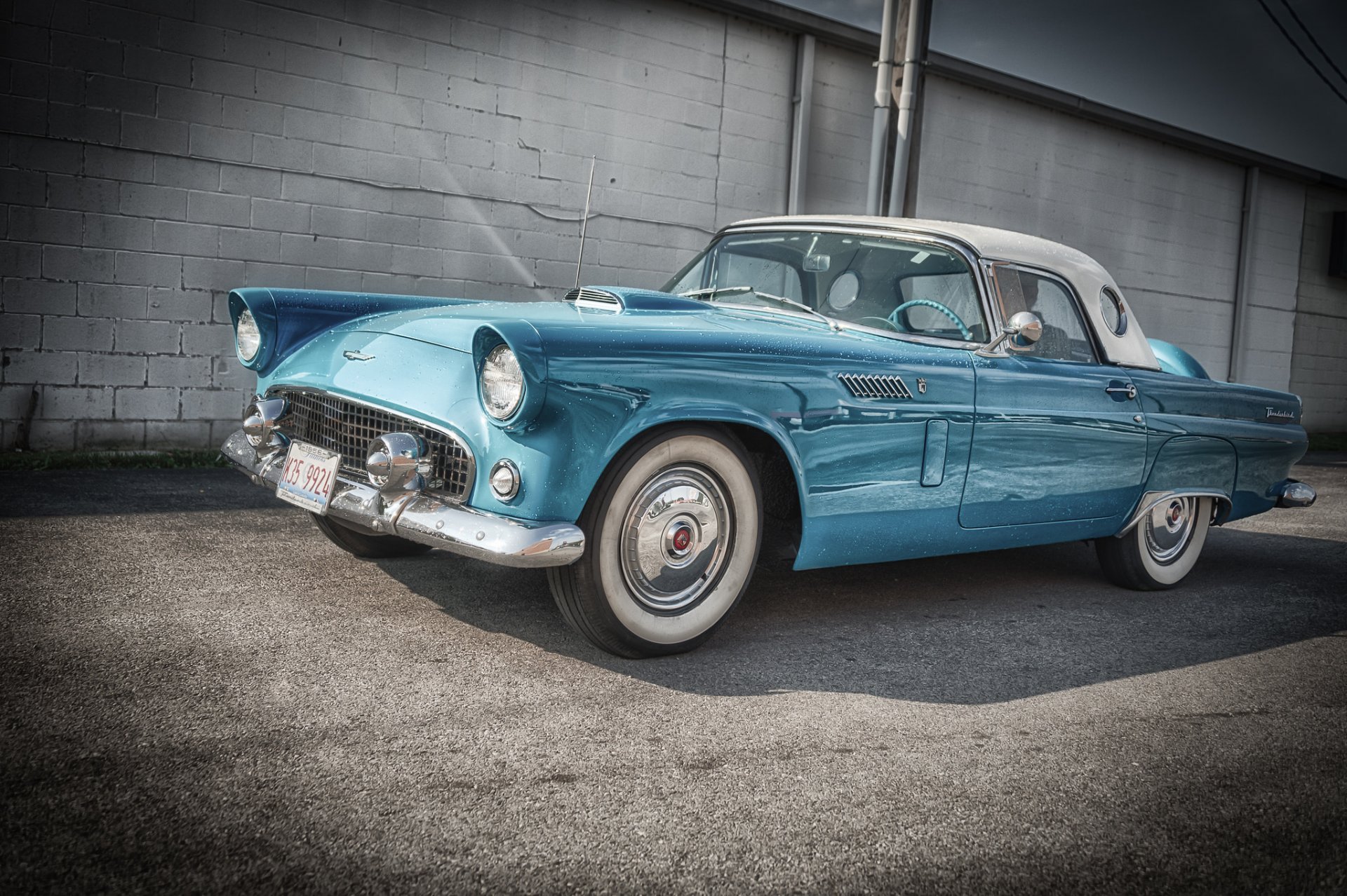 ford thunderbird 1956 tandebed front