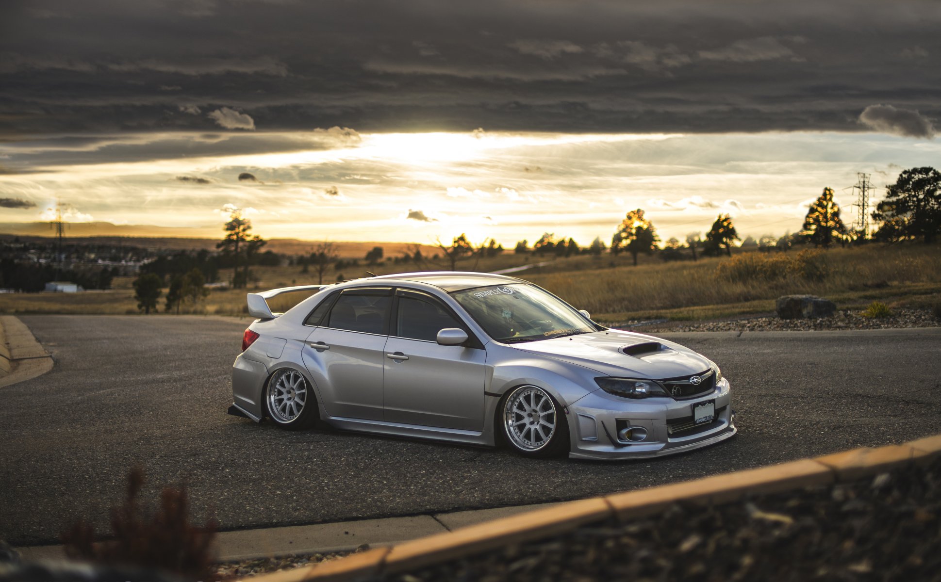 ubaru impreza wrx sti position bellyscrapers niedrig jdm