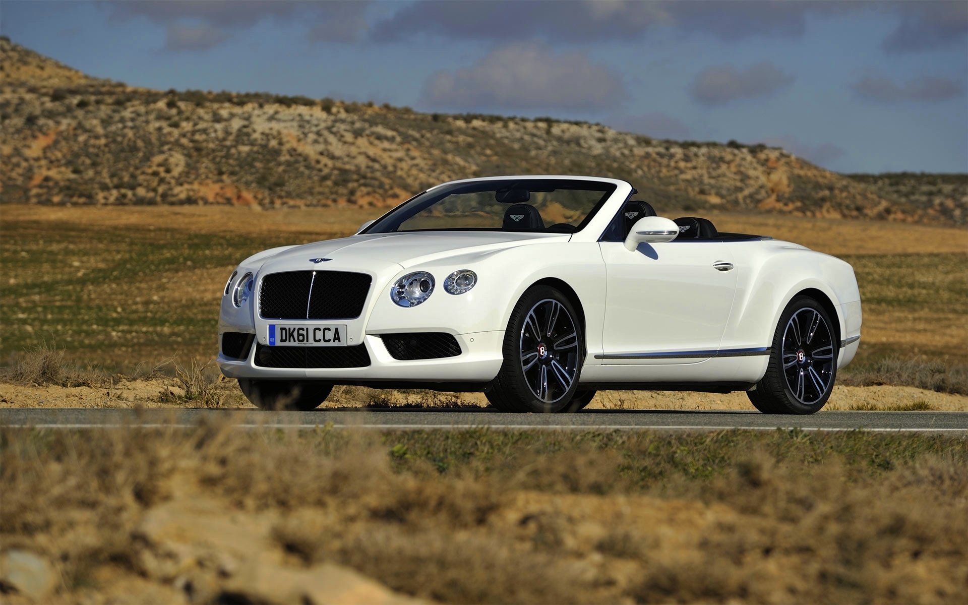 bentley continental gtc blanco frente convertible faros