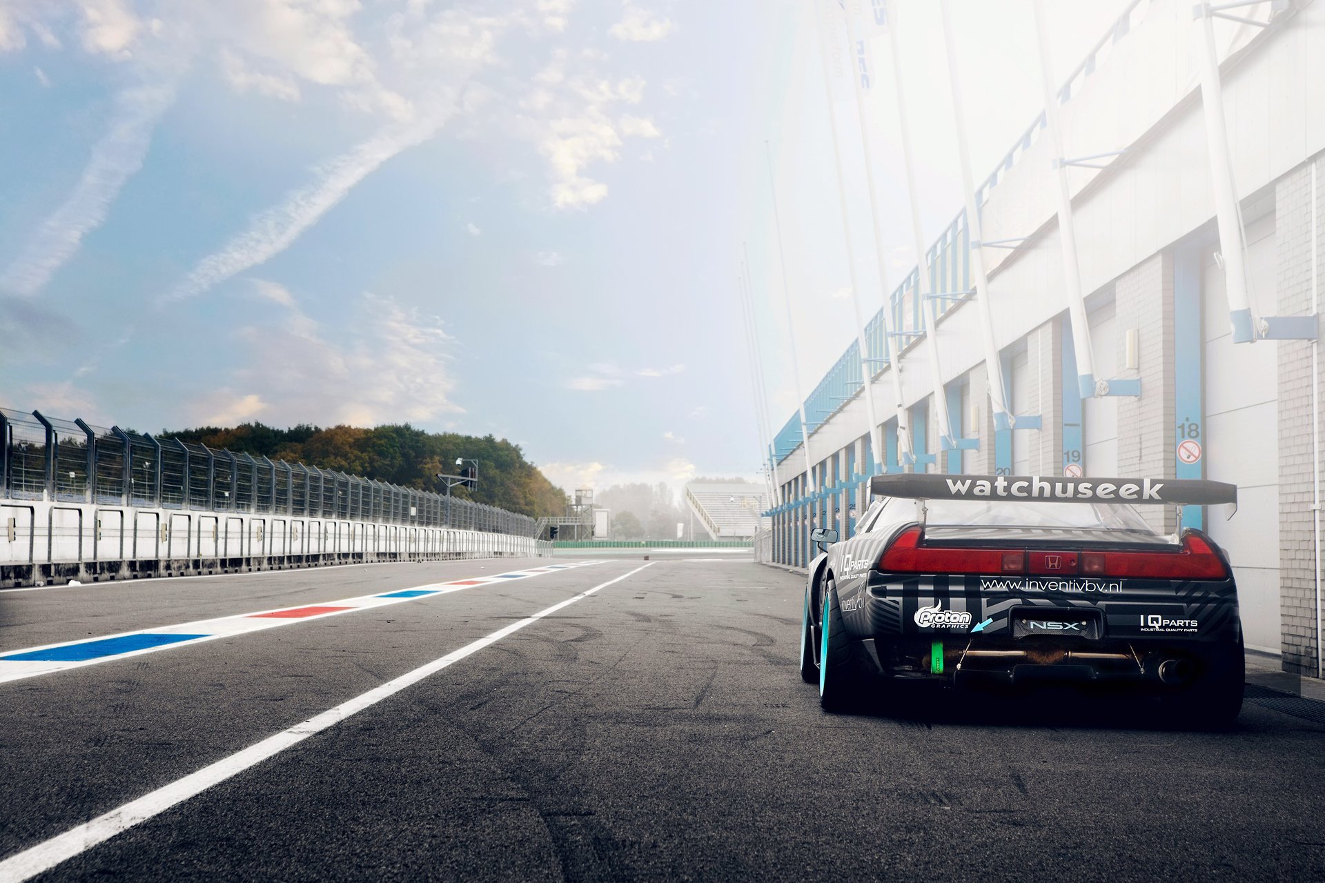 honda nsx time attack racecar allemagne piste