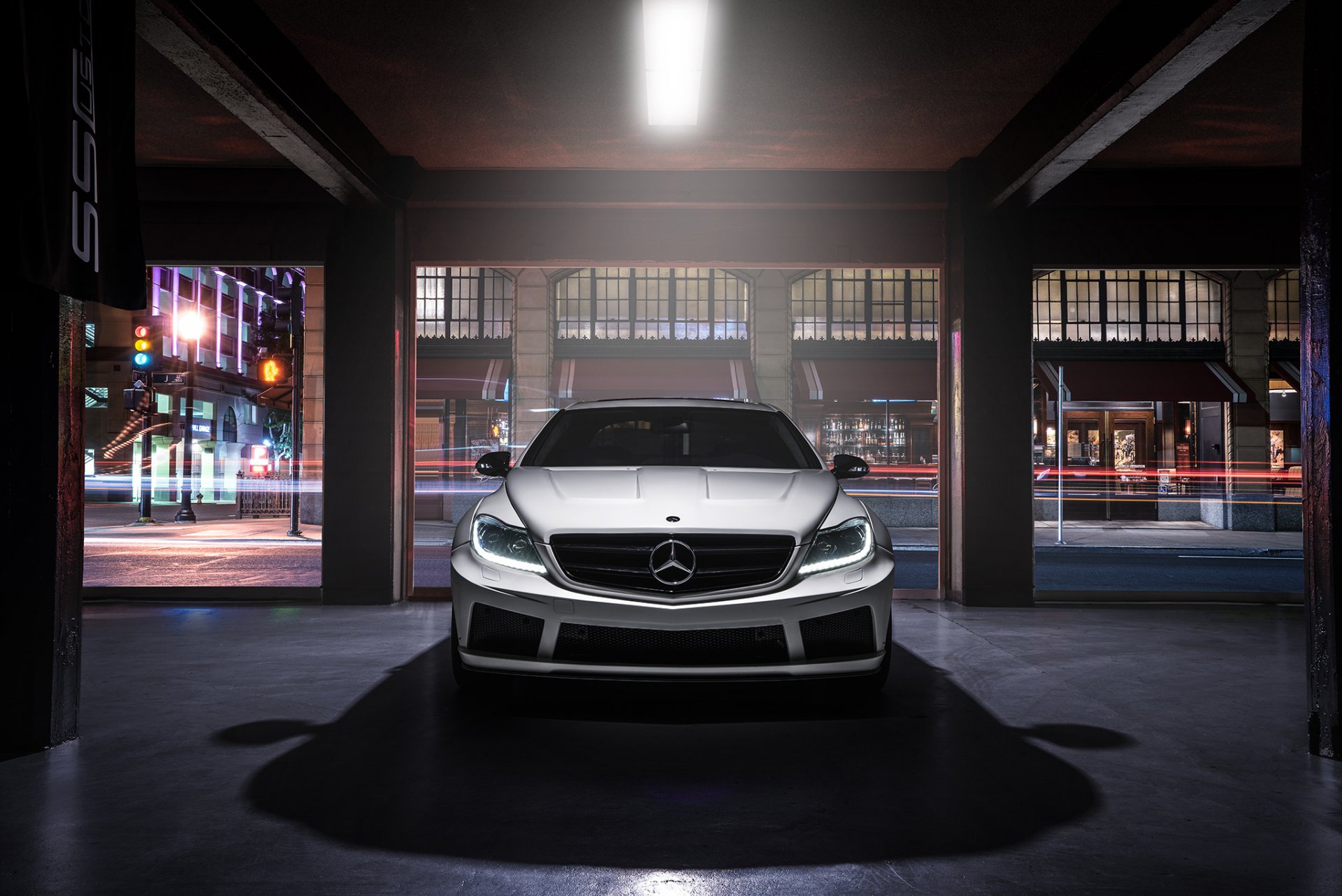 mercedes-benz cl63 amg szeroki korpus ss custom light front