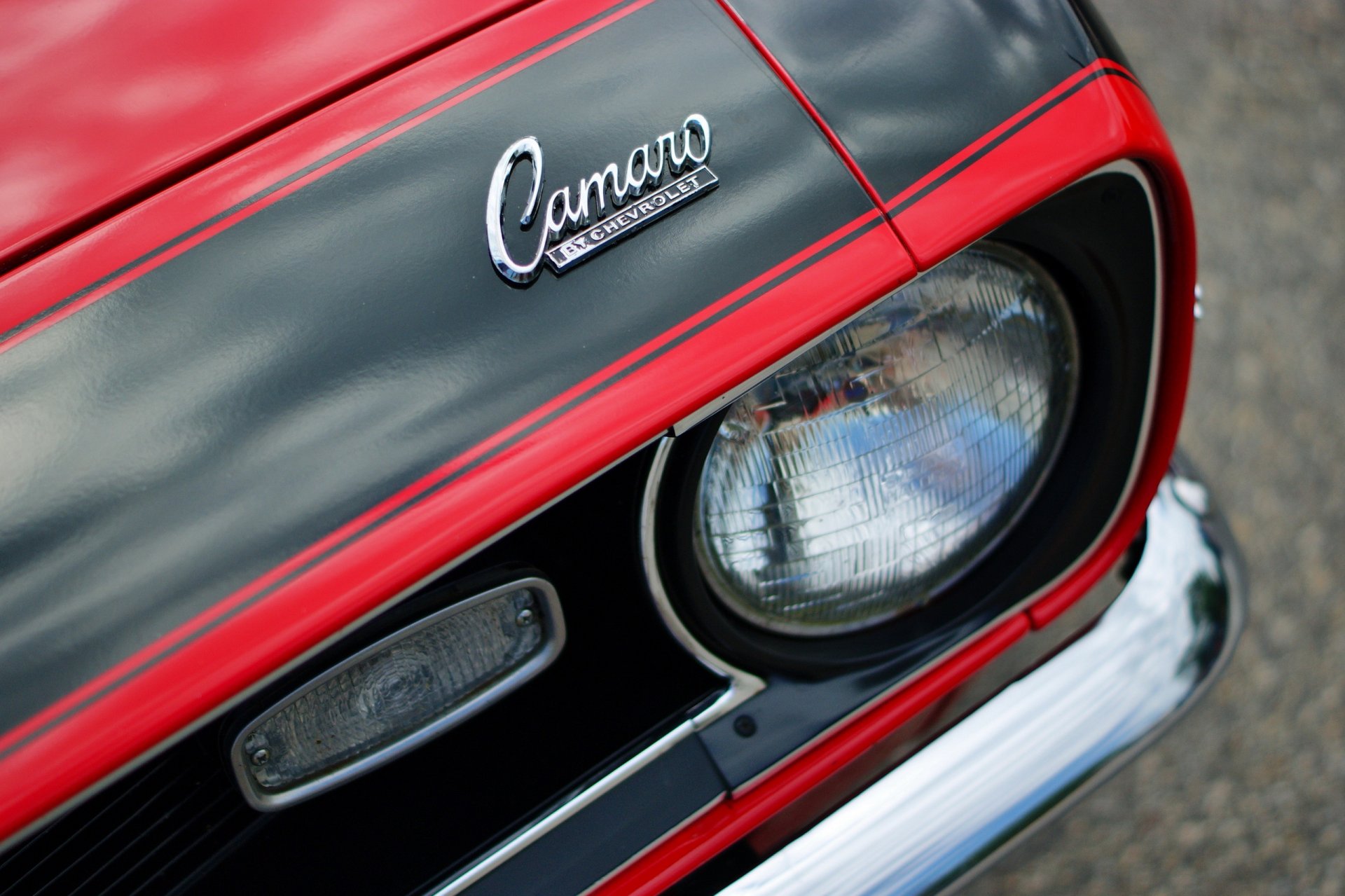 1968 camaro rojo