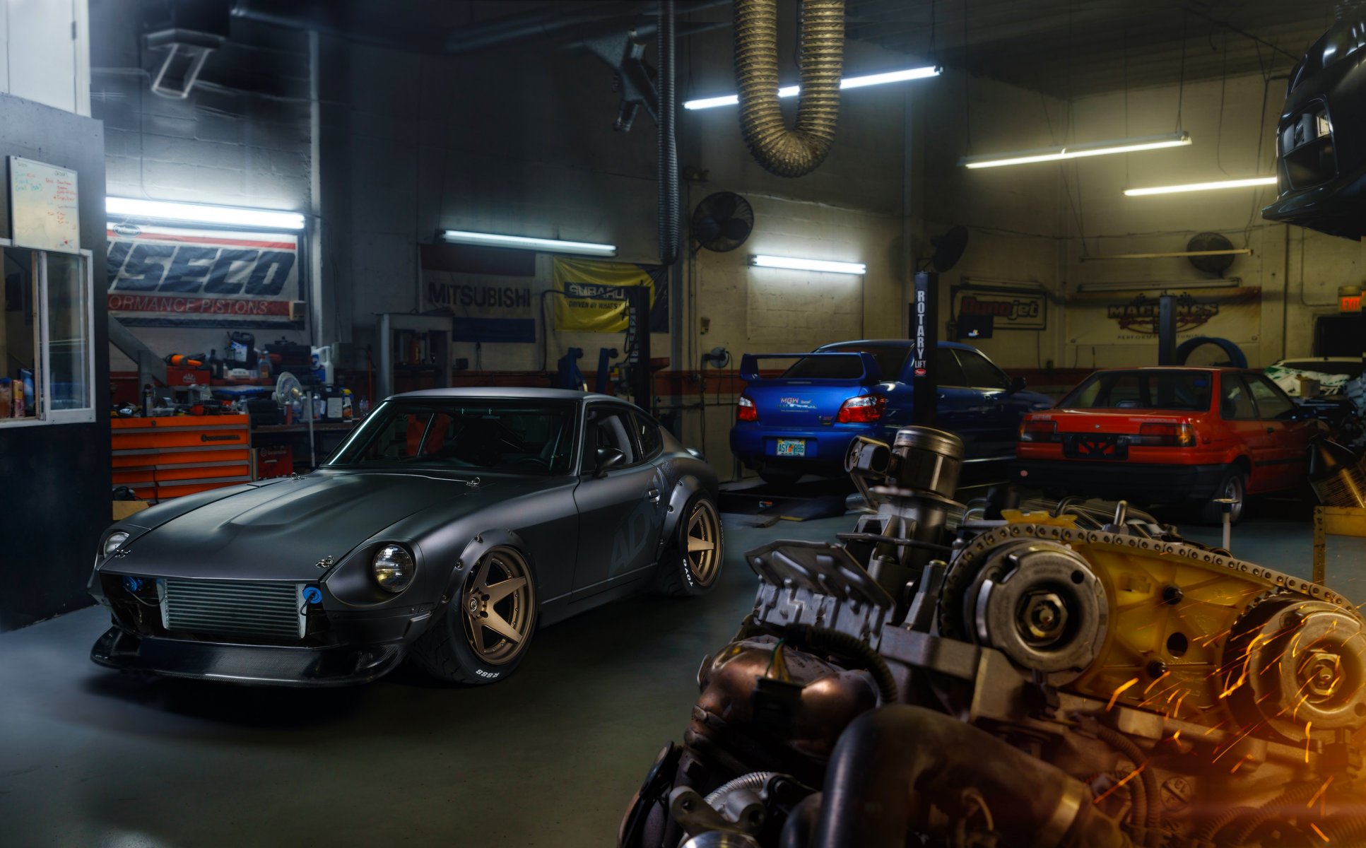 dutsun 280z roue projet moteur garage avant