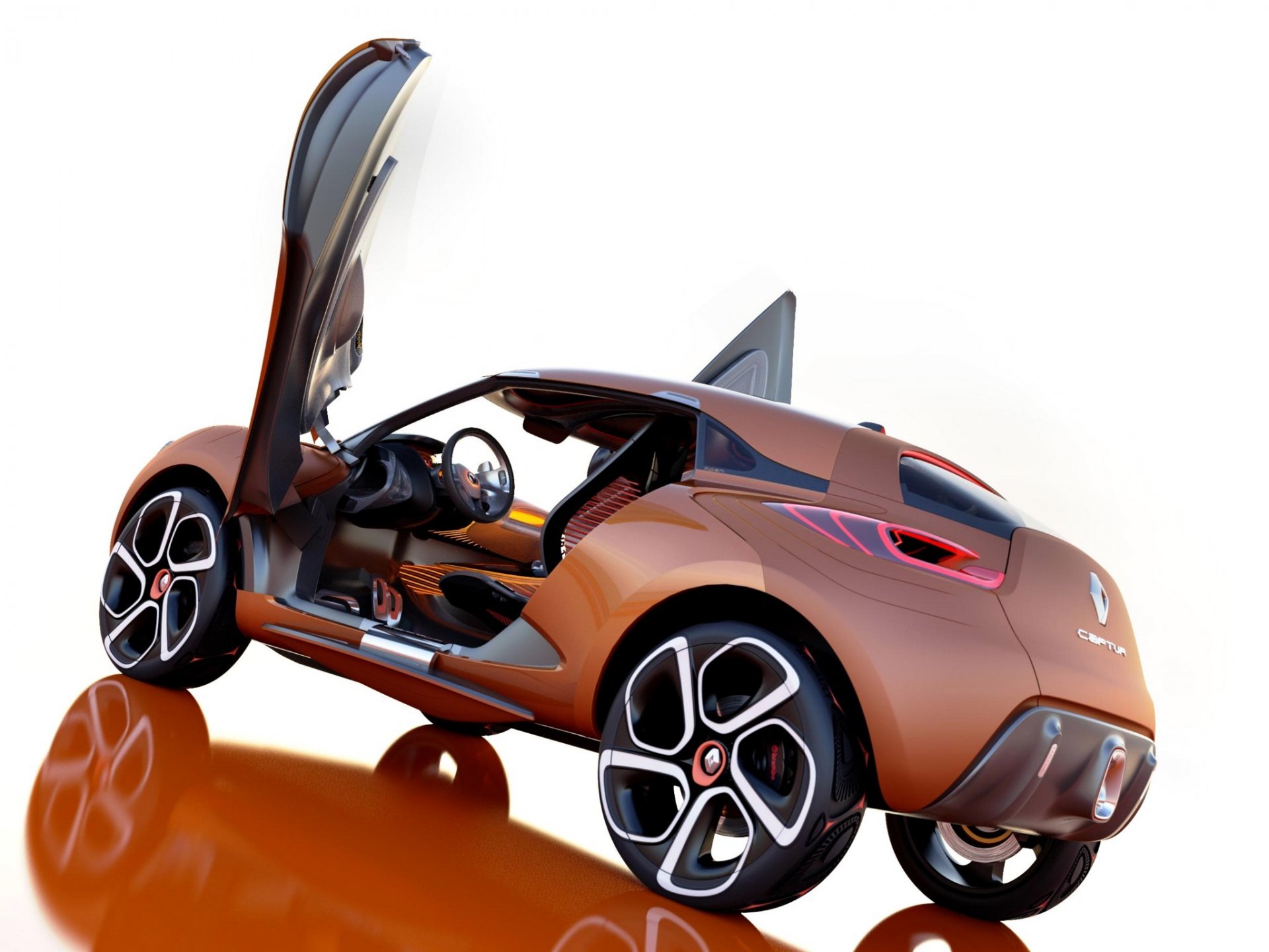 renault captur concept voiture concept porte vers le haut