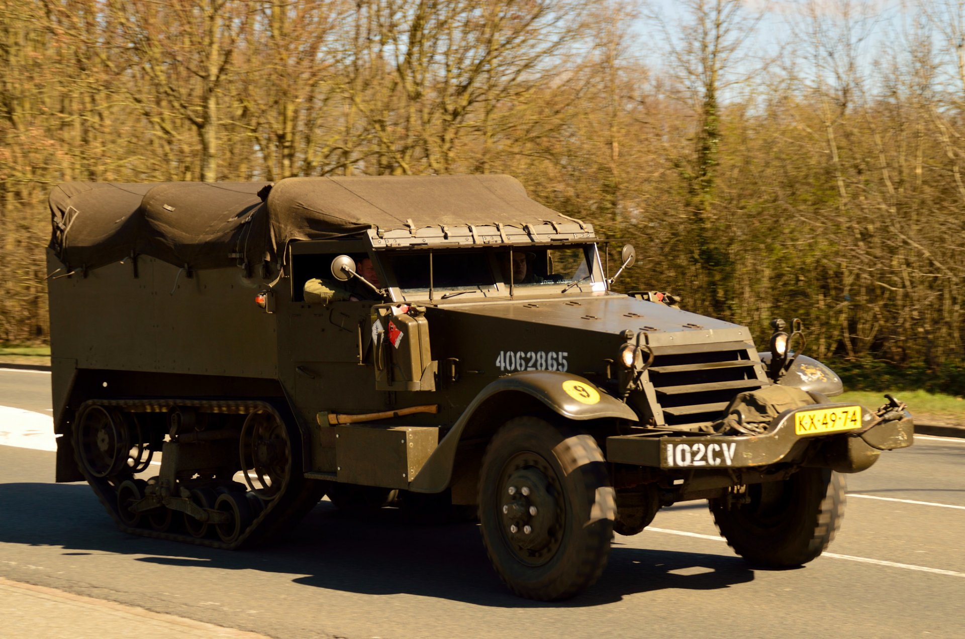 half-track half-track armored personnel carrier times world War II