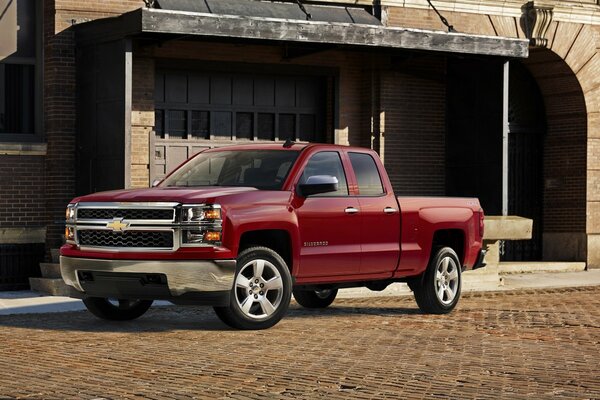 2015 Chevrolet silverado red