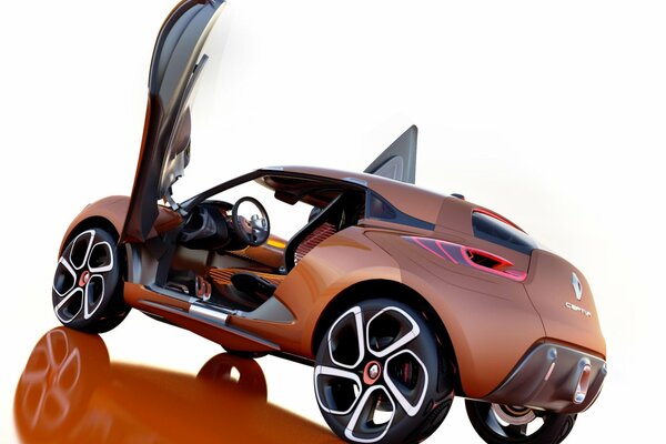 Renault captur with open doors up