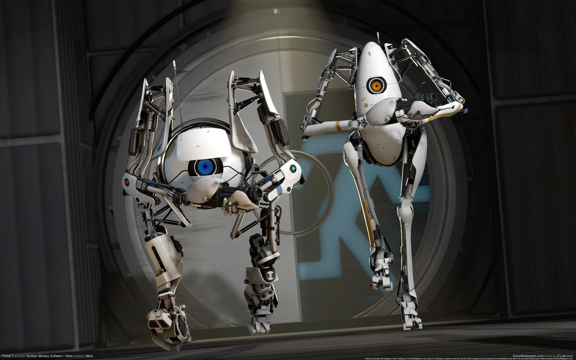 portal 2 ventil roboter roboter cg wallpapers cyborgs androiden