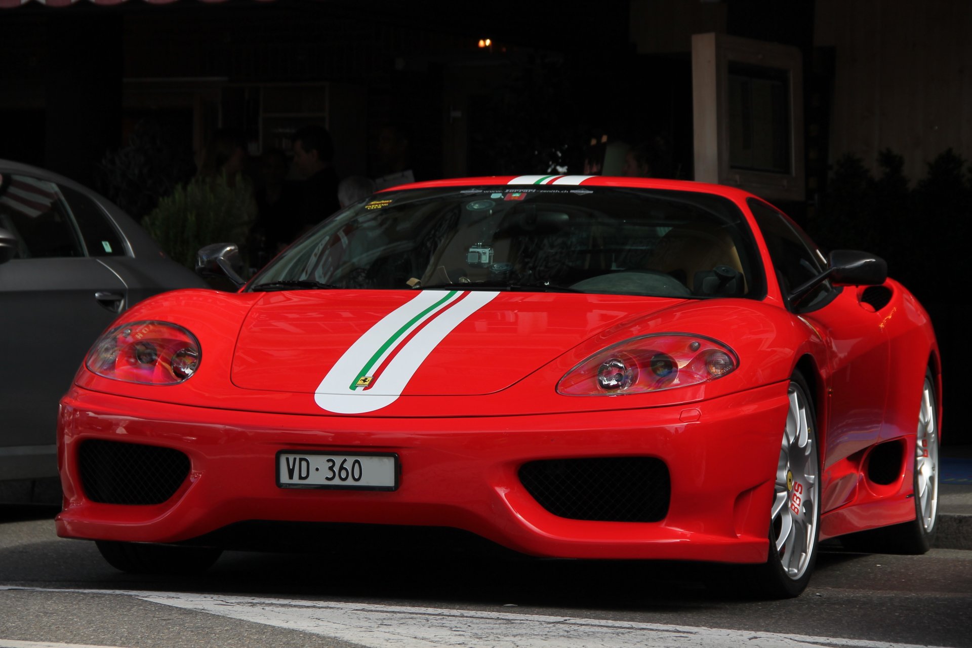 ferrari 360 modena challenge czerwony sport samochód samochody supersamochody ferrari czerwony samochód sportowy samochód