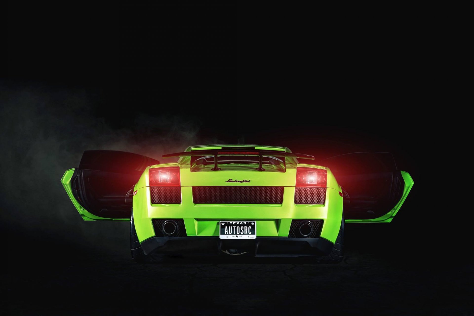 lamborghini gallardo 2005 green supercar project yoda 1250hp rear