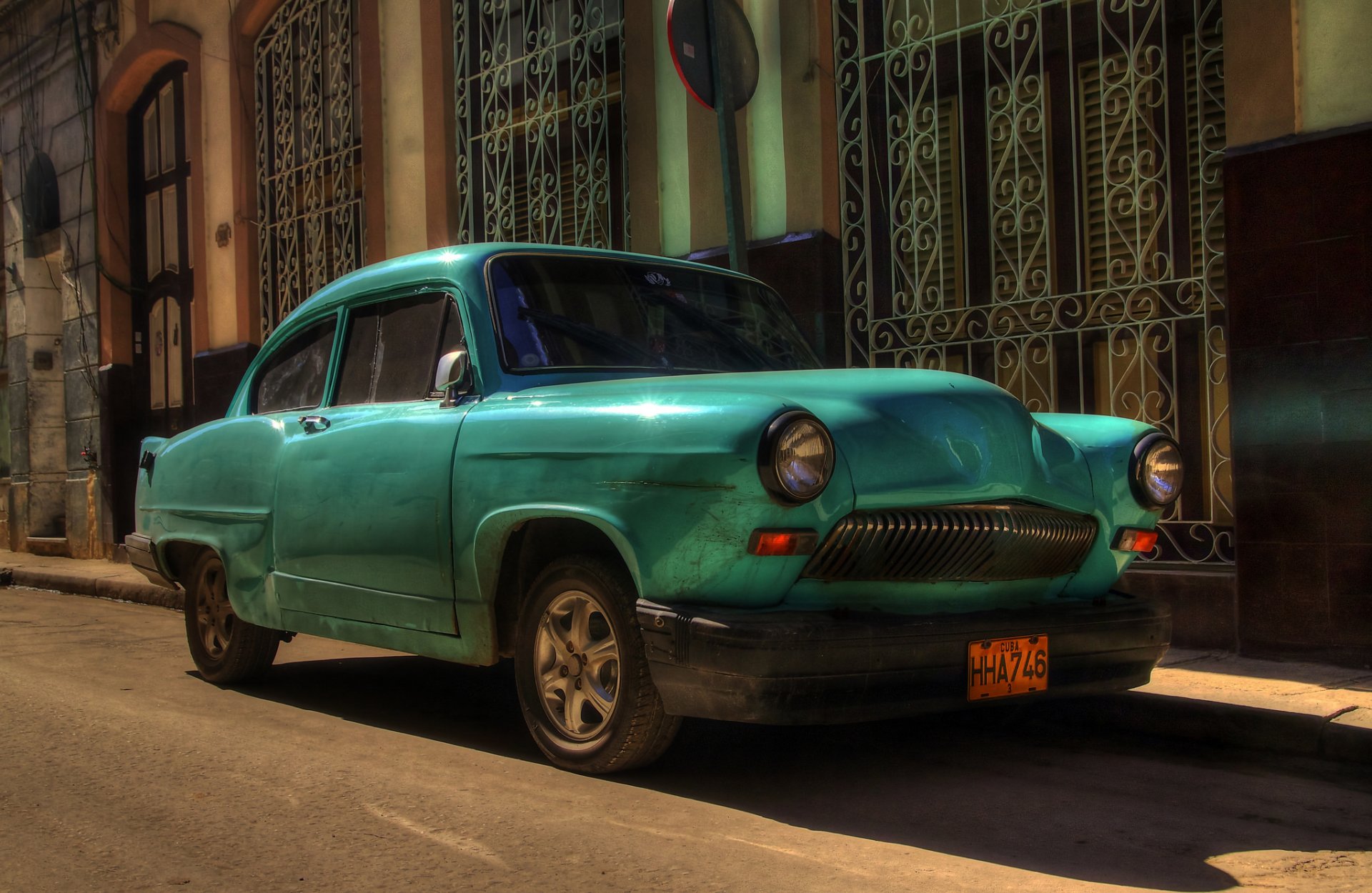 coche retro calle cuba la habana