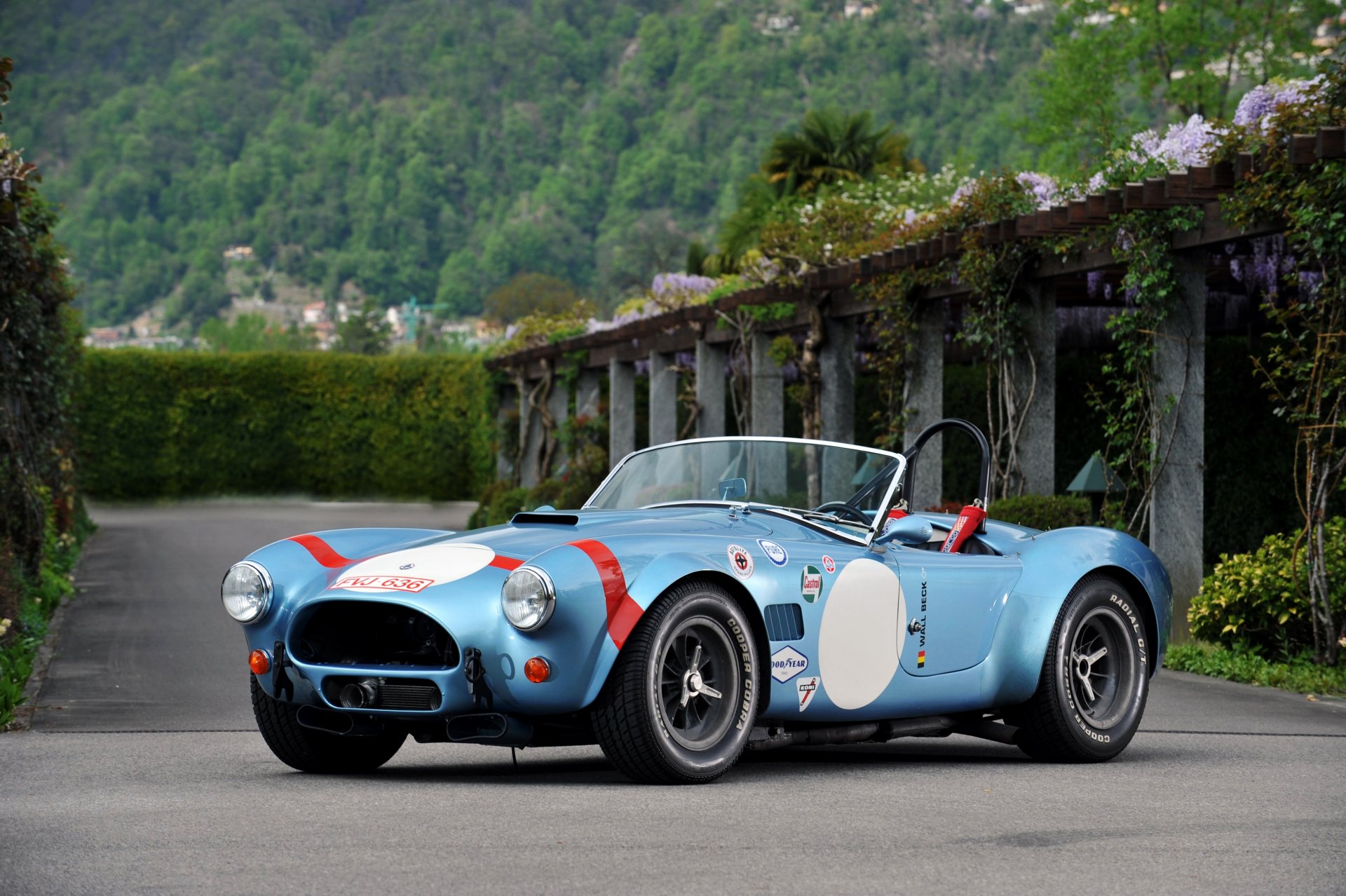 1964 shelby cobra ford concurso de la fia roadster clásico