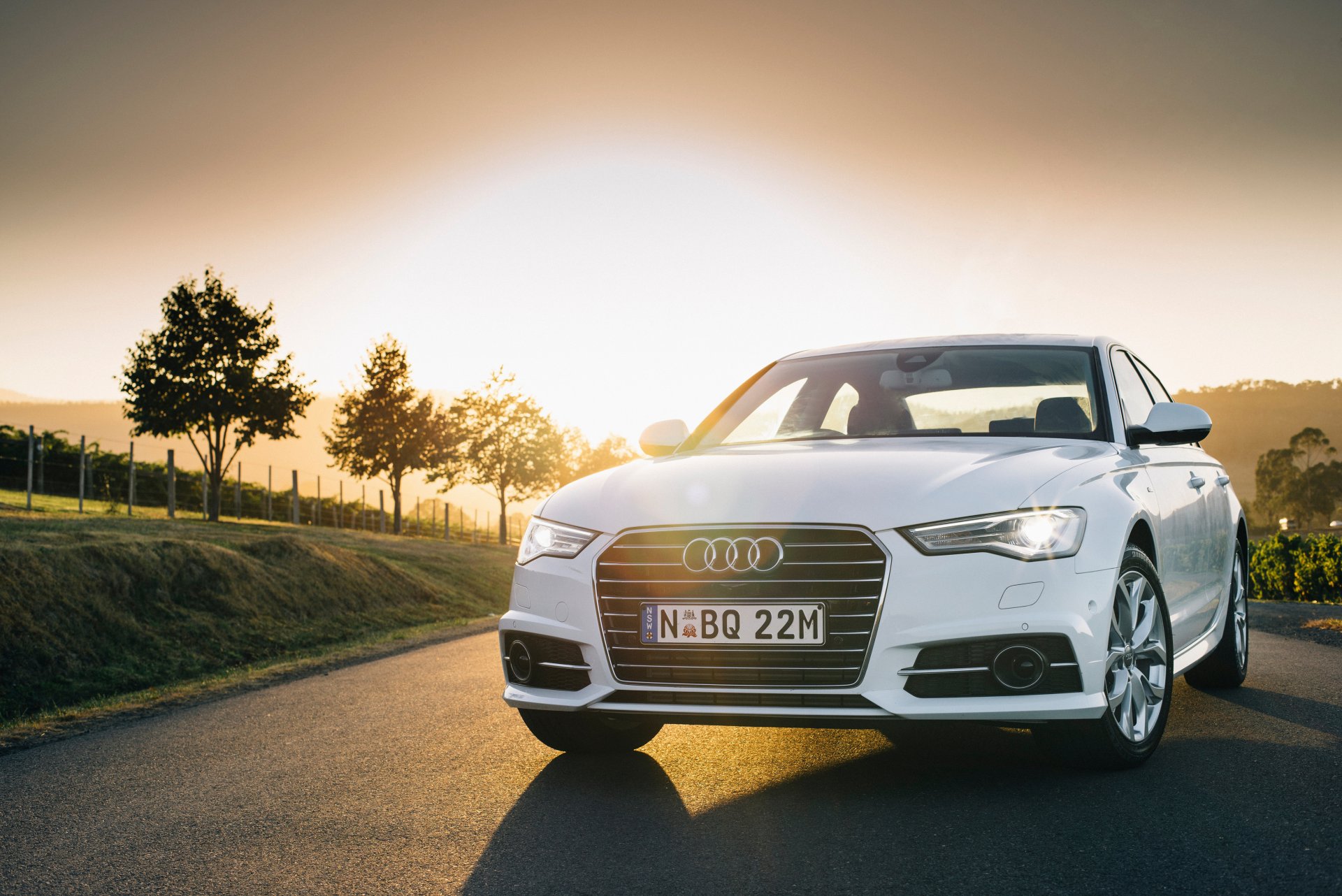 2015 audi a6 tdi quattro s line sedan as-spec audi quattro biały