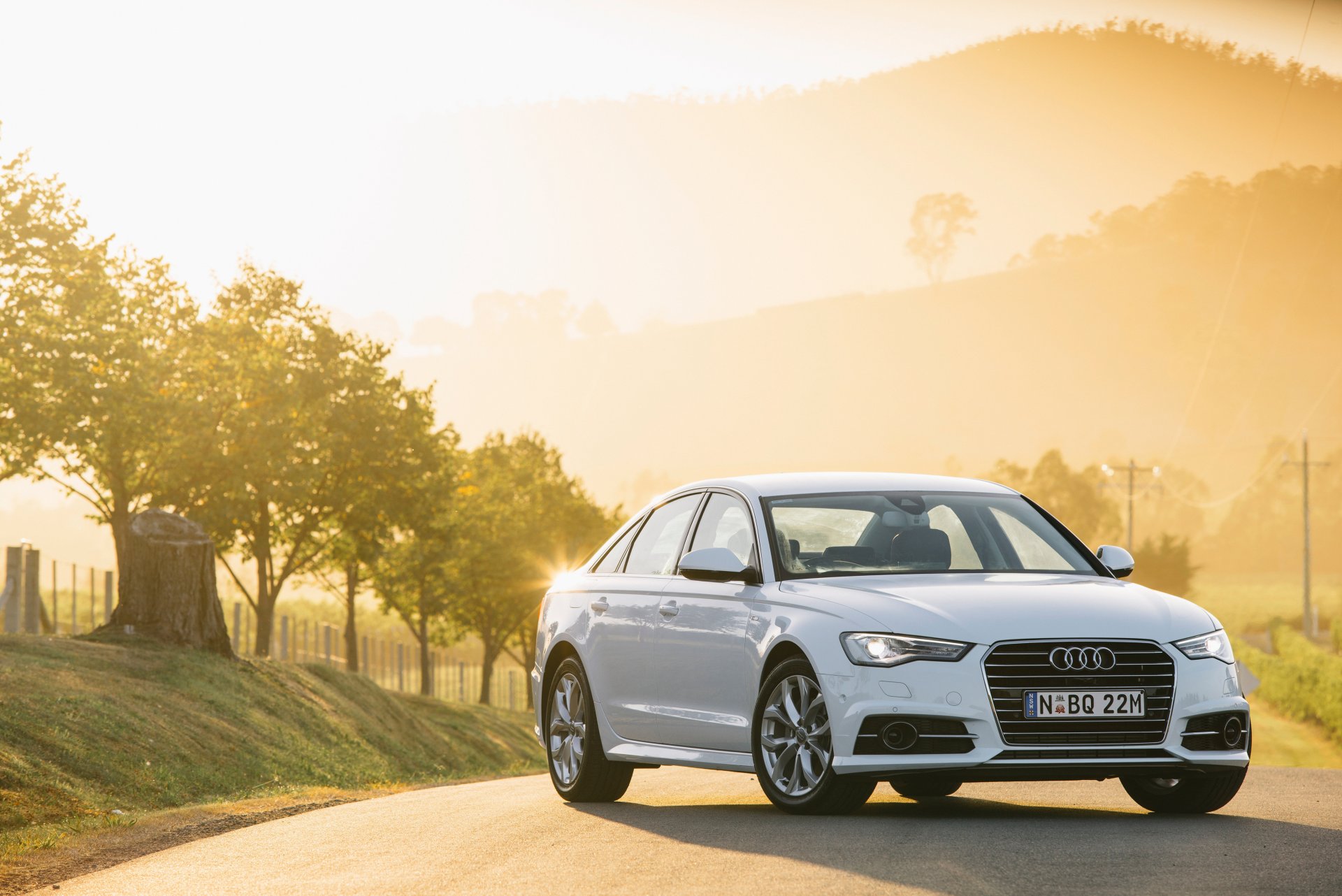 2015 audi a6 tdi quattro s line sedan as-spec audi quattro biały