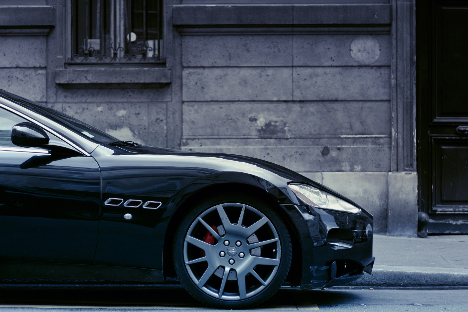 maserati granturismo noir jante bâtiment maserati disque roue