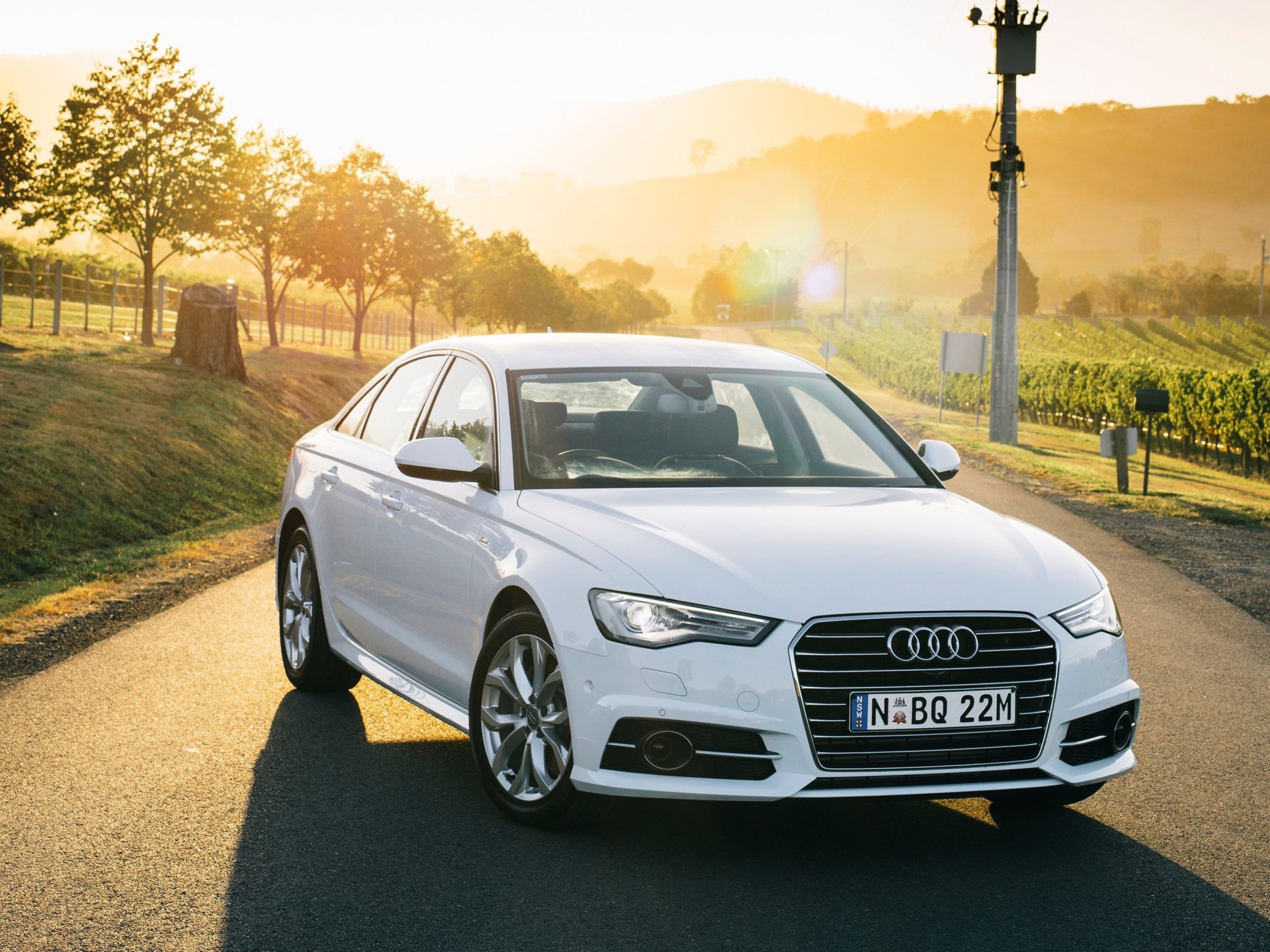 2015 audi a6 tdi quattro s line sedan as-spec audi quattro biały