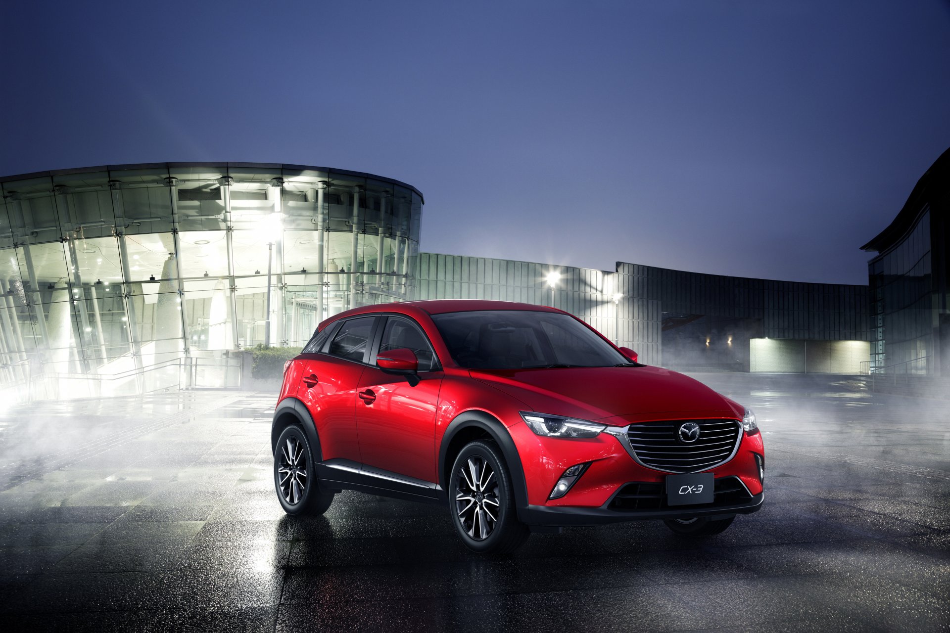 mazda мазда 2015 г. cx-3 красный металлик автомобиль фото