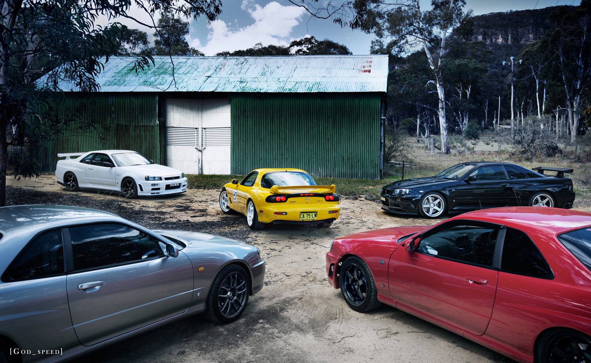 r34 gtt gt-r n1 v. spec gt-r v. spec ii rx-7 nissan mazda mazda