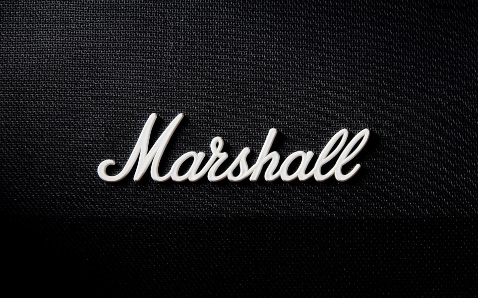 music minimalism guitar amplifiers sound technique marshall background wallpaper emblem logo the inscription