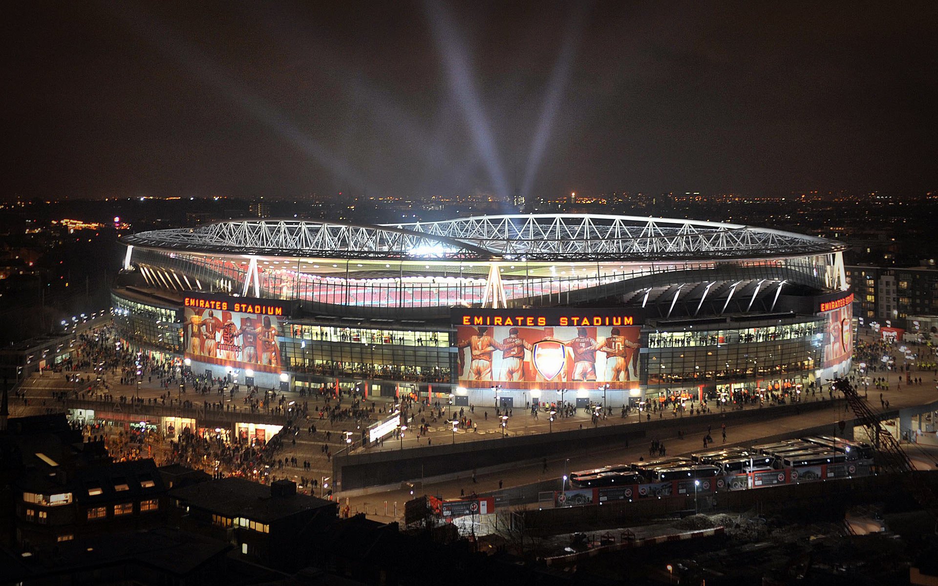 emirates stadium london arsenal стадион футбол спорт люди дороги фонари дизайн улица небо