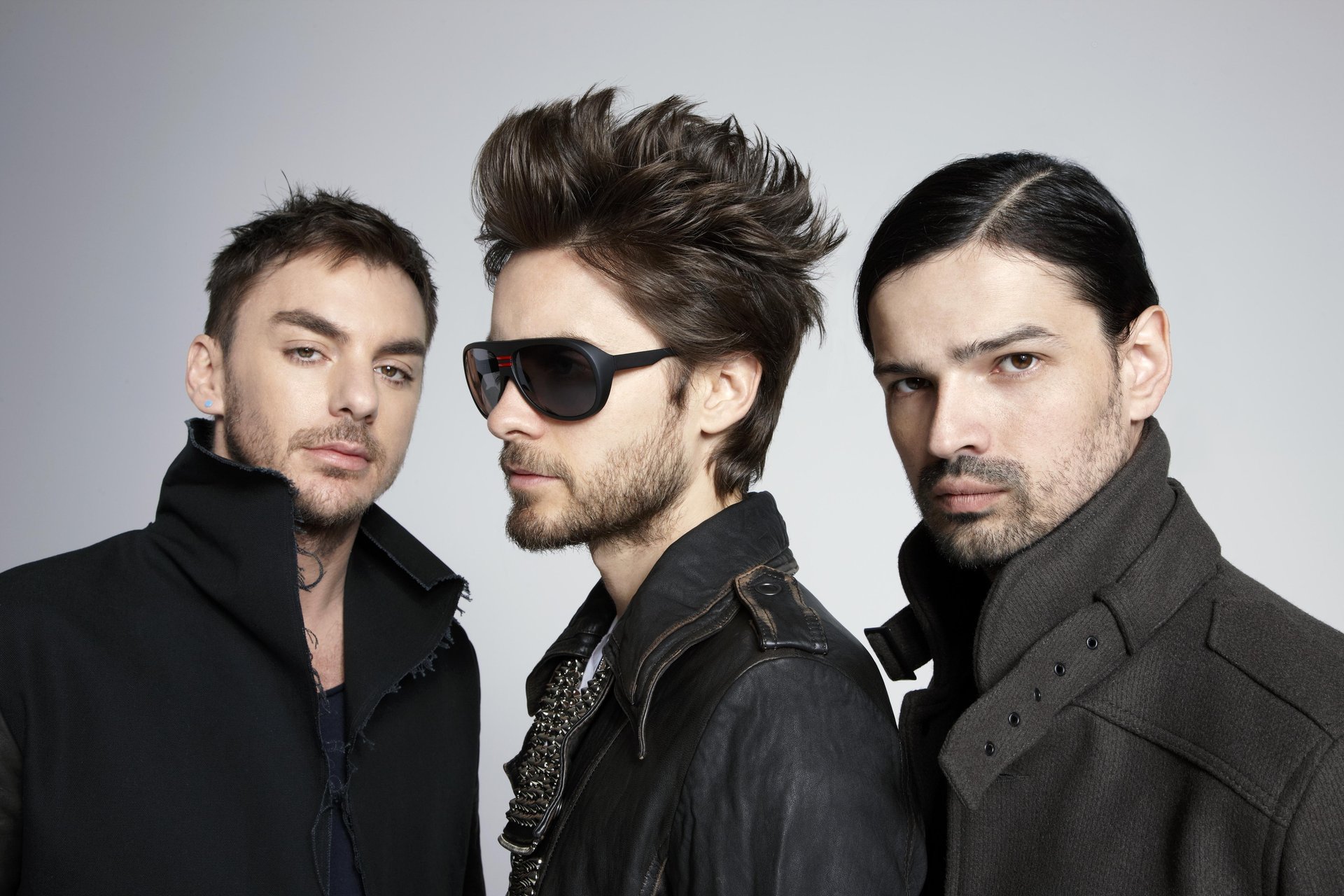 bärte 30 seconds to mars jared leto jared leto männer kollektiv trio brille hintergrund borsten unrasiert