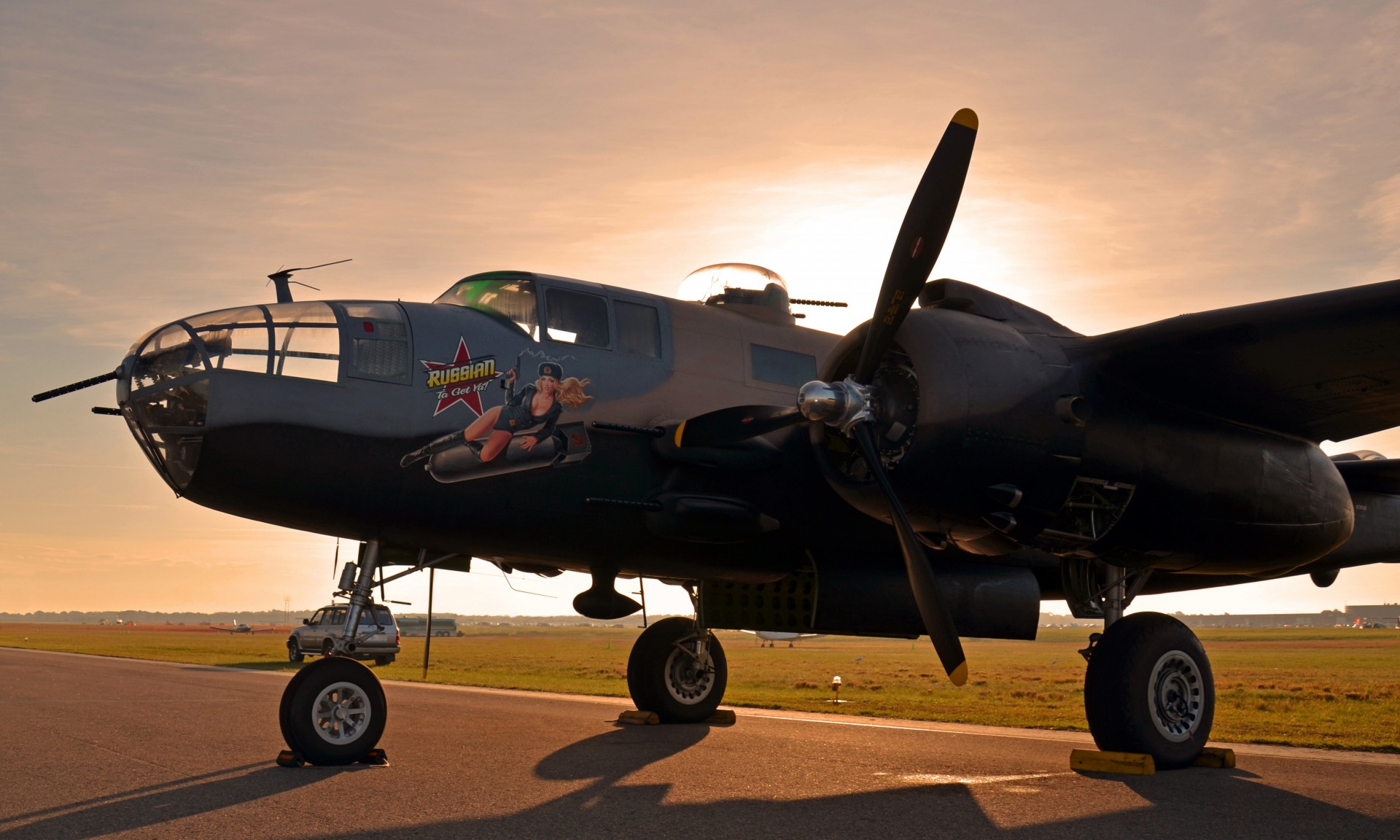 avión club histórico b-25 mitchell militar