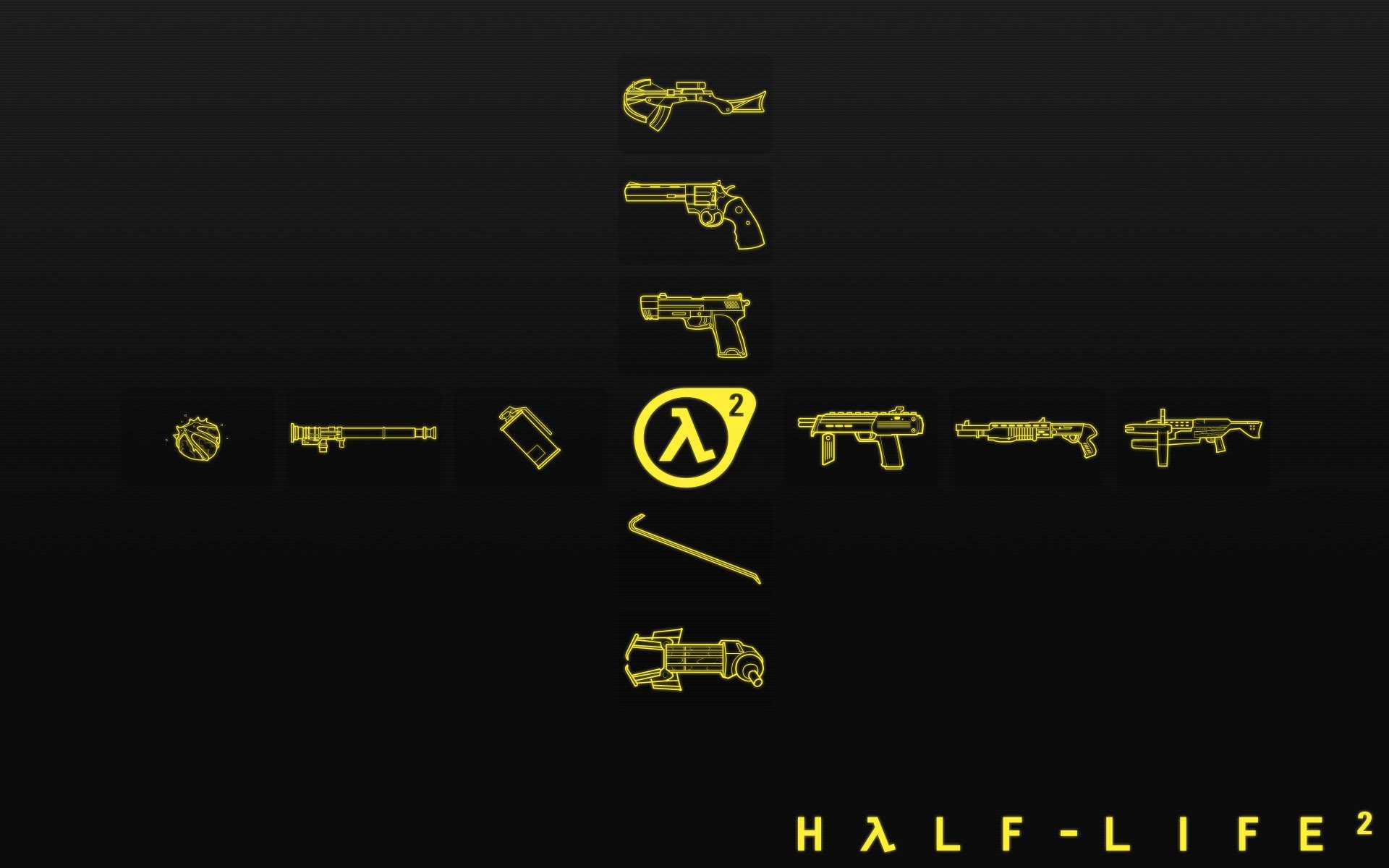 half-life 2 minimalismus arsenal logo waffe texturen zeichnungen anime