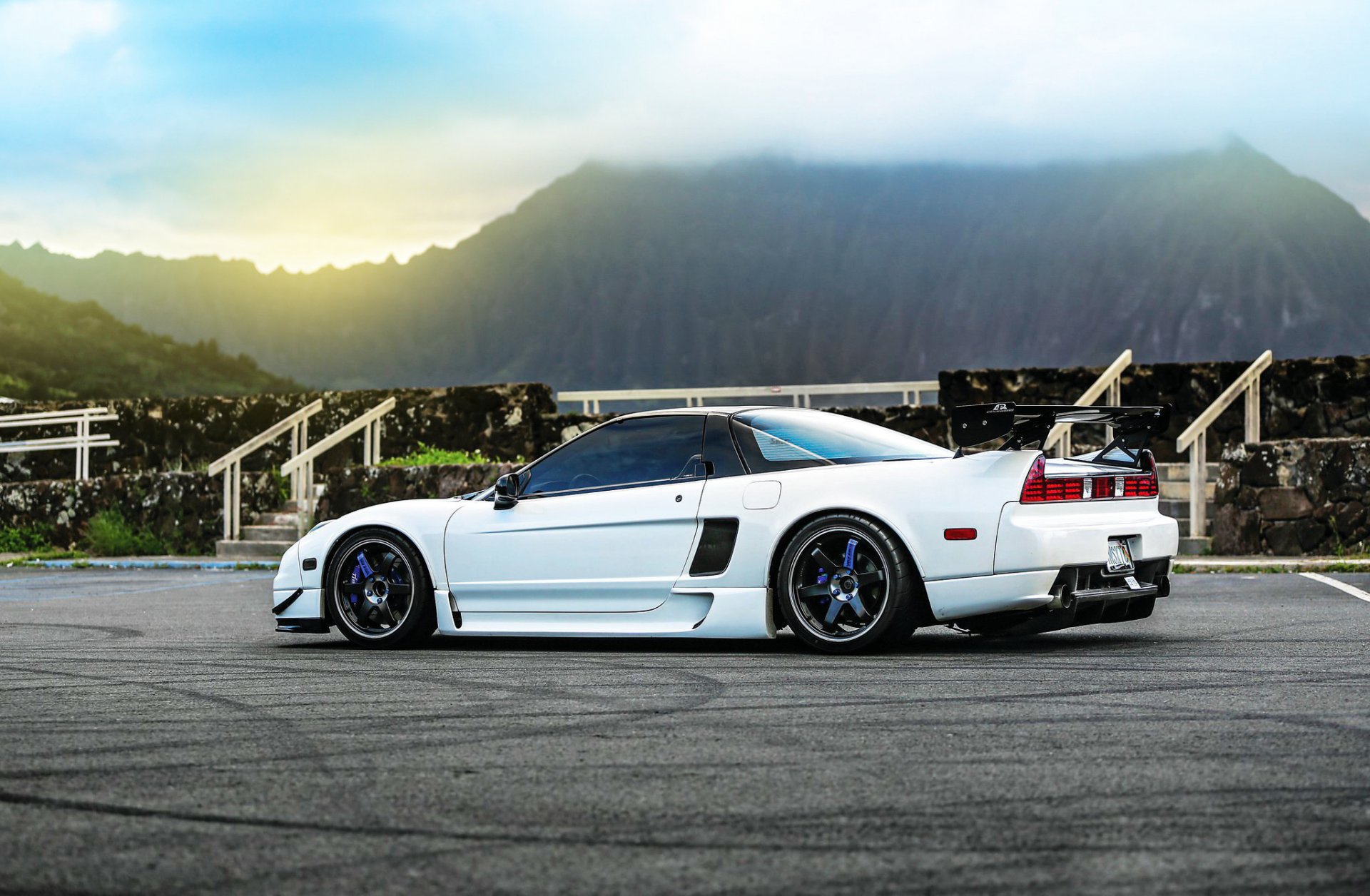 honda nsx auto tuning weiß